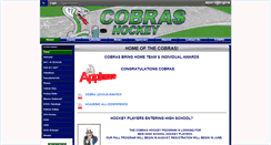 Desktop Screenshot of cobrashockey.org